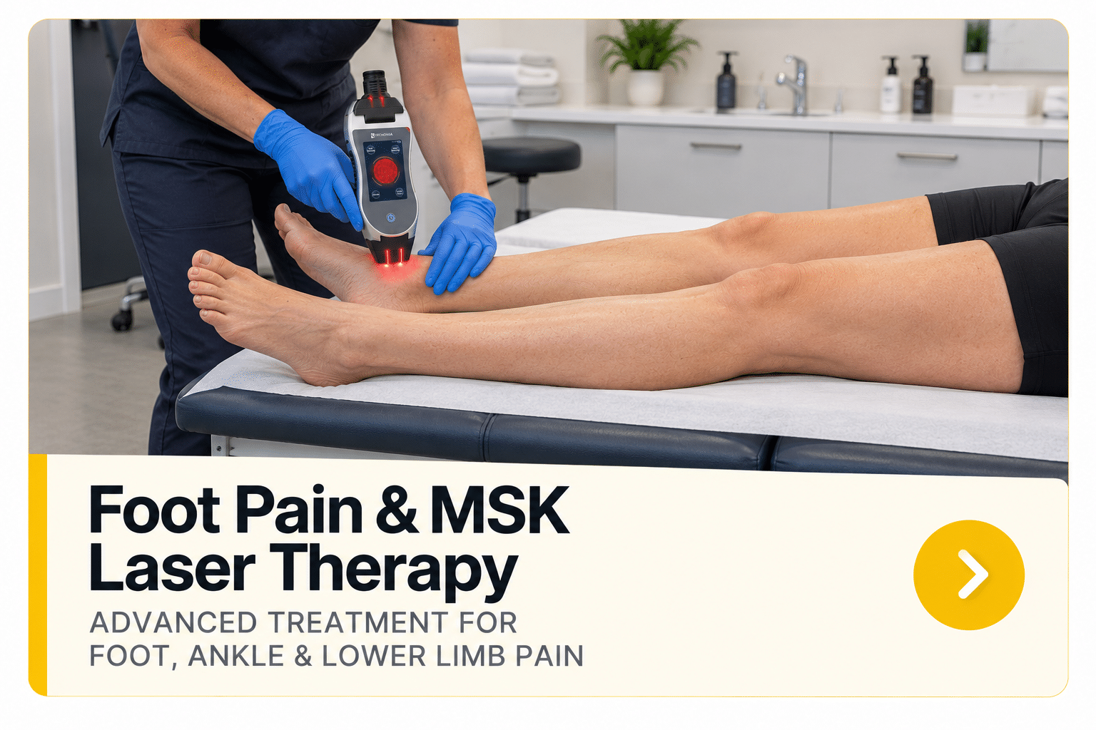 Foot Pain Laser Therapy Clinic FOOT PAIN LASER THERAPY AT KIKIS FOOTCARE CLINIC